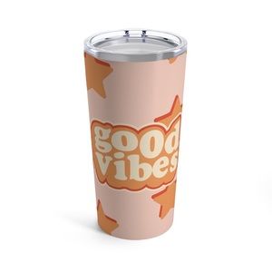 Good Vibes 20oz Stainless Steel Tumbler with Lid